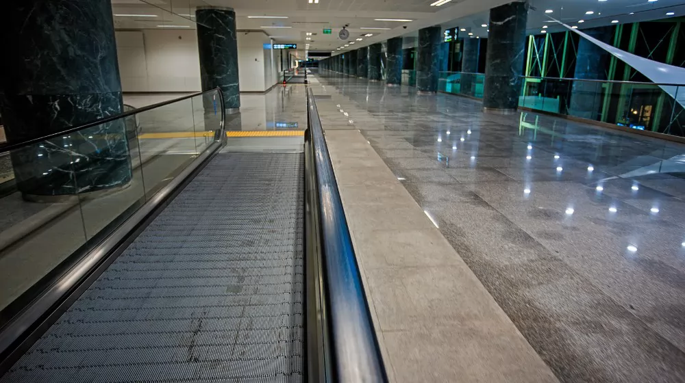 Airport Moving Walkway