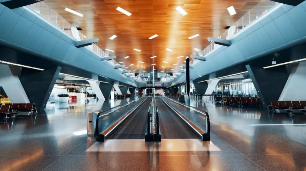 Airport Moving Walkway