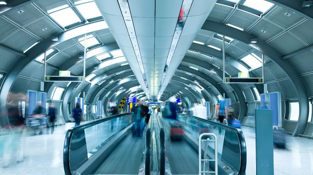 Airport Moving Walkway