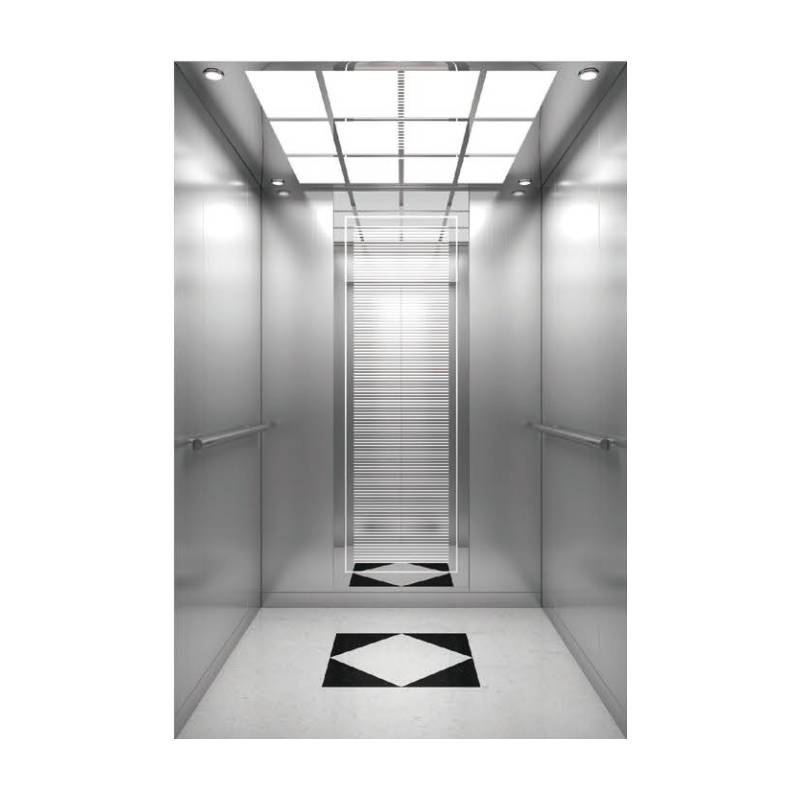 Mirror Etching Stainless Steel Commercila Elevator Passenger Lift CE Certificated